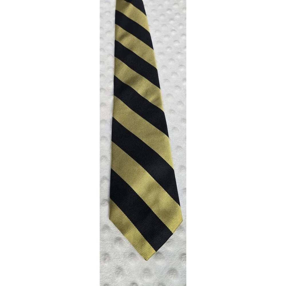 Vintage Lord & Taylor Silk Tie Striped Made in USA Classic The Man's Shop Boss